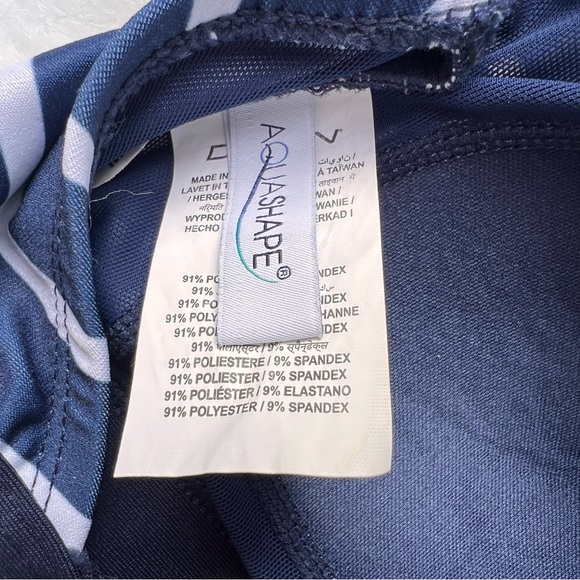 Elite Sportswear Dolfin Women's Aquashape Print Tie Front Bikini Top and bottom - Picture 14 of 14